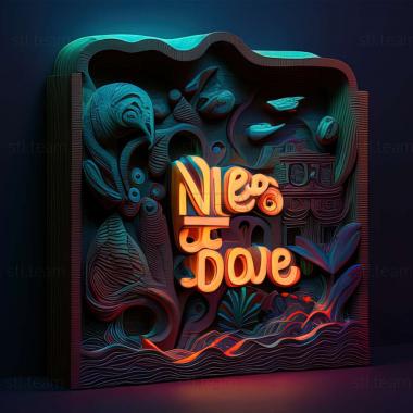 3D model Tales of the Neon Sea game (STL)